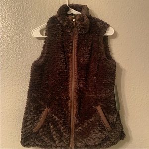 Brown super soft vest